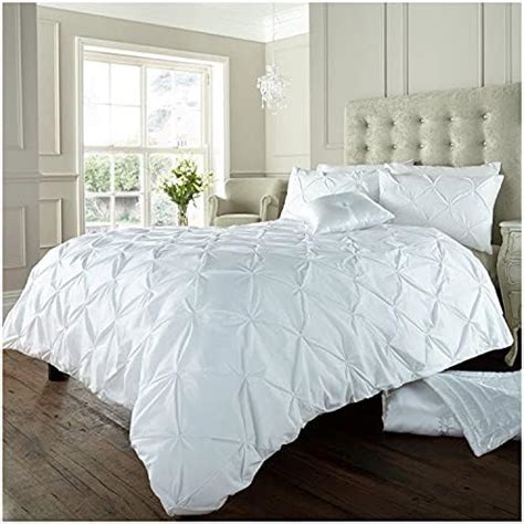 Aaryan Linen Pintuck Duvet Cover Sets King Size Duvet Covers