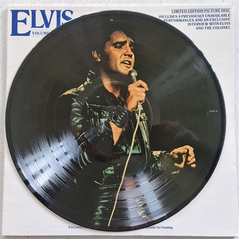 Elvis Presley A Legendary Performer Volume 3 1978 Lp Picture Disc Build