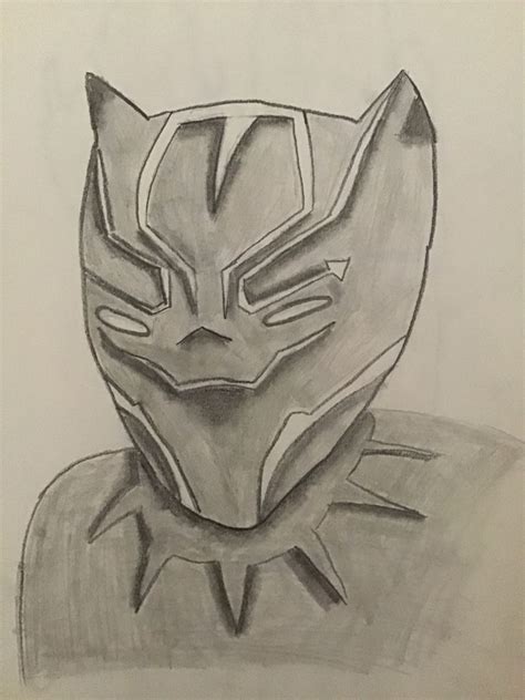 Black Panther Drawings Drawing Inspiration Black Panther