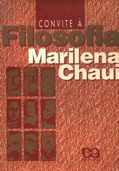 Convite À Filosofia Marilena Chaui Traça Livraria e Sebo