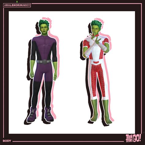 Beast Boy (Teen Titans) | Aralenorimaki01 | Sims 4 teen, Sims 4 ...