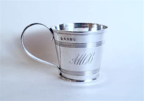 Small George Iii Silver Mug £reserved Henry Willis Antique Silver