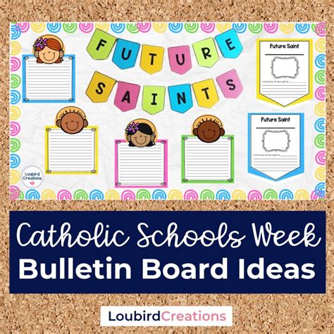 Catholic Schools Week Bulletin Board Ideas - Loubird Creations