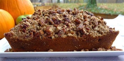 Pumpkin Quick Bread With Apples And Pecan Streusel Recipe Akron Ohio Moms