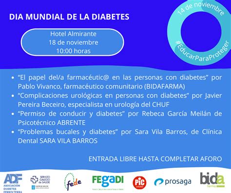 DIA MUNDIAL DE LA DIABETES 2023 - Asociación de Diabéticos de Ferrolterra