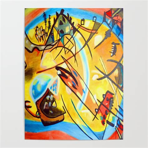 Wassily Kandinsky Fugue Landscape Poster By Jon Baran Society6