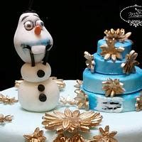 Frozen Fever Decorated Cake By F Es Maison Ahmadi Cakesdecor