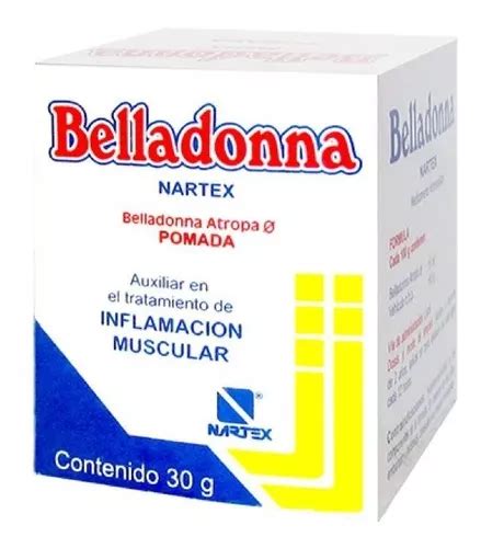 Belladona G Caja Con Frasco De G Ung Ento Mercadolibre