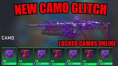 NEW CAMO GLITCH In MW2 POLY ORION LOCKED CAMOS ONLINE UPDATED