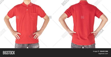 Plain Red T Shirt Front And Back