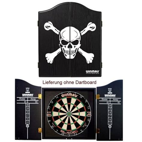 Winmau Dartscheibe Dart Cabinet Skull Skull Design Online Kaufen Otto