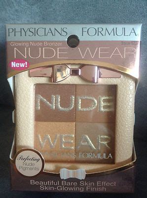 PHYSICIANS FORMULA NUDE WEAR GLOWING BRONZER NEW EBay