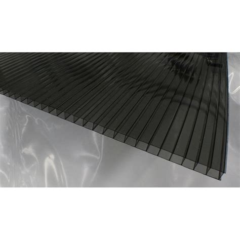 Suntuf Sunlite 10mm X 1 0m Solar Control Grey Twinwall Polycarbonate