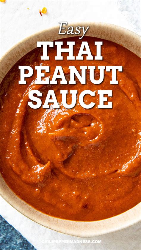 Easy Thai Peanut Sauce Artofit