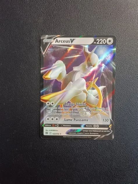 Carte Pok Mon Arceus V Eb Stars Tincelantes Fr Eur