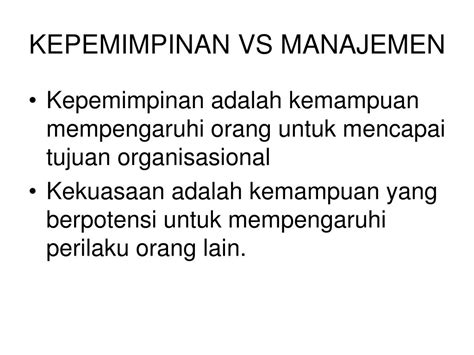 Ppt Kepemimpinan Dalam Organisasi Powerpoint Presentation Free