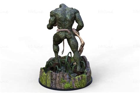 Swamp Thing D Model Ready To Print Stl