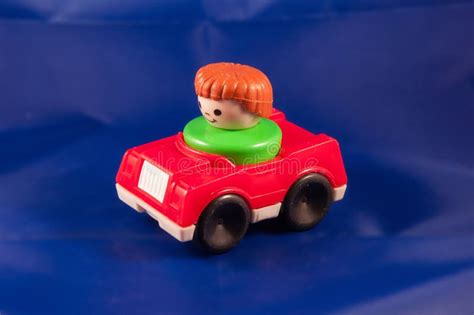 Red Car Dark Driver Stock Image Image Of Toys Driver 36632667