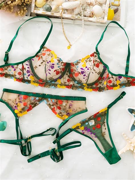 Floral Lace Push Up Lingerie Set Artofit