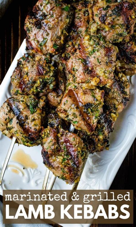 Grilled Lamb Kebabs Recipe Lamb Kebabs Lamb Chop Recipes Grilled Lamb