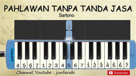 Not Pianika Hymne Guru Pahlawan Tanpa Tanda Jasa Belajar Pianika