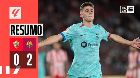 Resumo Almeria 0 2 Barcelona LaLiga 23 24 YouTube