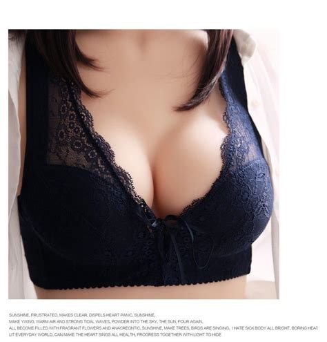 Hyg Lingerie Set Lace Deep V Bra Panties Yesstyle