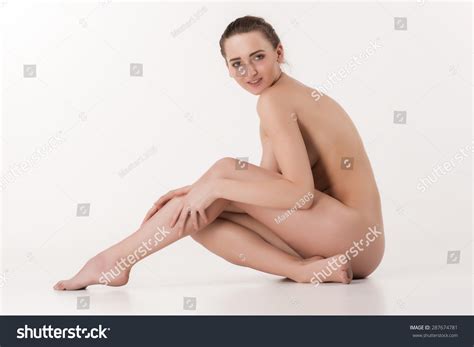 Beautiful Caucasian Naked Woman Sitting Fresh Stock Photo 287674781 Shutterstock