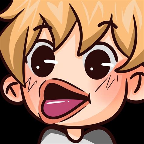 Blonde Hair Chibi Guy Emotes Twitch Emotes Pack Discord Emotes Pack Emotes For Streamer