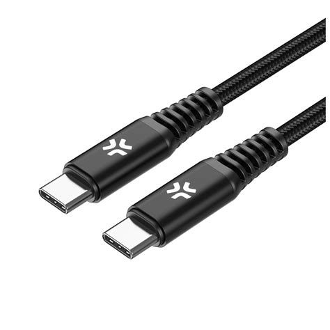 Celly Data Cable Usb C To Usb C W M Black Technoline