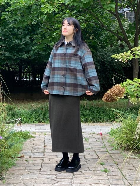 Check Styling Ideas Forbrushed Jersey Narrow Skirt Uniqlo In