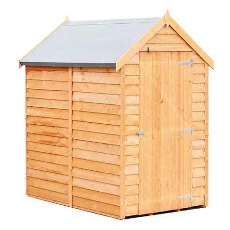 6 X 4 Garden Shed Super Value Overlap Apex Wooden Garden Shed