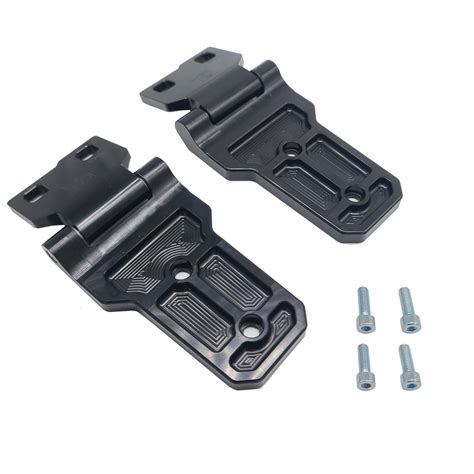 Hood Hinges Billet Royal Hooks Black Fits Jeep Wrangler Jl Jlu