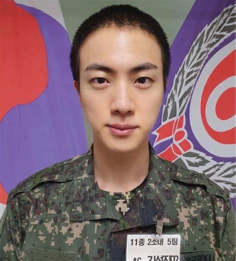 FIRST GLIMPSE OF BTS MEMBER JIN AFTER JOINING MILITARY SERVICE - Read ...