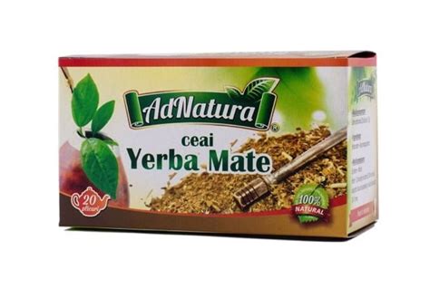 Ceai Yerba Mate Plicuri Adnatura Dr Max Farmacie