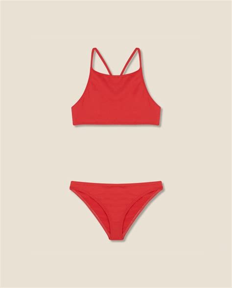 Bikini de niña en rojo Gocco Moda El Corte Inglés