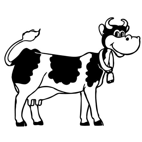 Desenhos De Vacas Para Colorir E Imprimir - 6