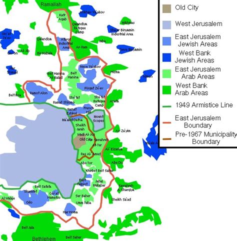 Map Locator - Old City of Jerusalem