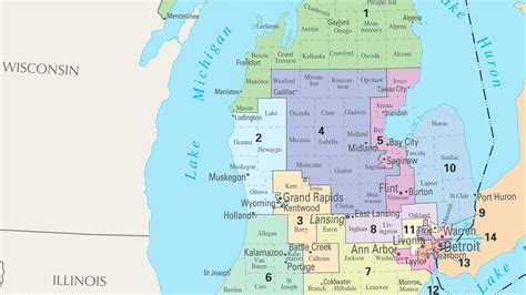 Michigan Congressional District Map