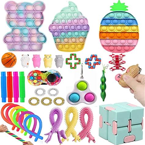 Erdf Sensory Fidget Toys Pack Simples Dimples Popper Cheap Set Stress