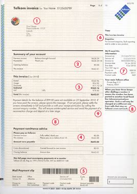 Billing - Customer support - Telkom SA Limited.