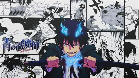 Wallpaper Blue Exorcist Okumura Rin Manga X Epicless