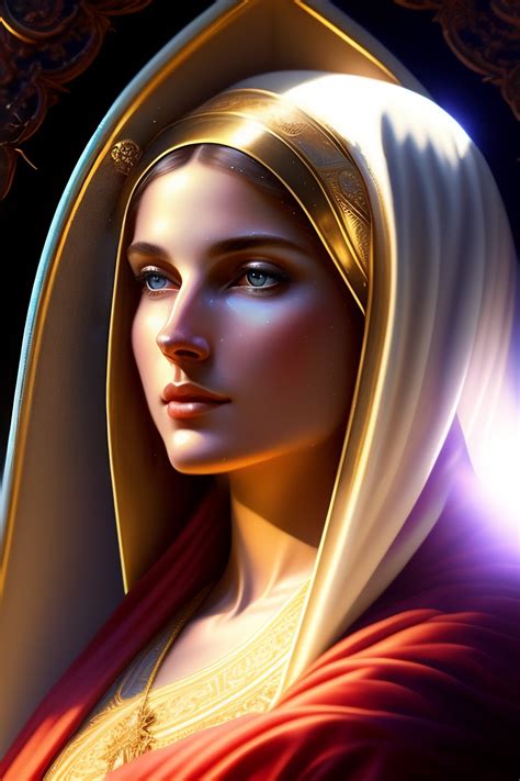 Lexica Virgin Mary Mother Of Jesus Full Body With Beautiful Robe And