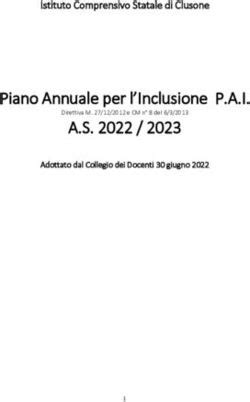 Piano Annuale Per L Inclusione P A I A S Istituto