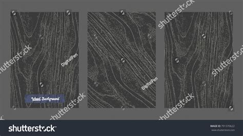 Vector Black Wood Background Texture Stock Vector (Royalty Free ...