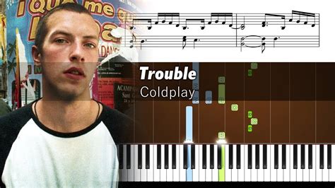 Coldplay Trouble Accurate Piano Tutorial With Sheet Music Youtube