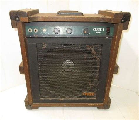 Vintage 1970 S To 1980 S Wooden Crate Style Crate Amp Model Cr 1 Believed To Be Bass Amp