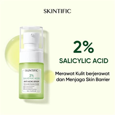 Jual SKINTIFIC 2 Salicylic Acid Anti Acne Serum 20ml Serum Jerawat