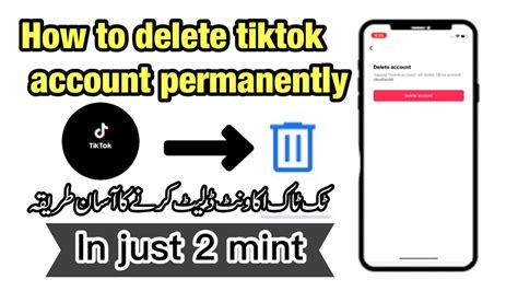 How To Delete Tiktok Account Permanently Tiktok Account Delete Karne