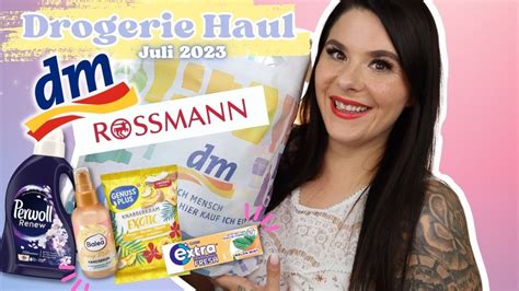 Dm Rossmann Haul Juli Neuheiten Favoriten Youtube